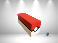 Pokeball Deck Box | Pokemon TCG Card Storage | 3D Printed PLA | Holds 60-75 Cards | Collector Gift