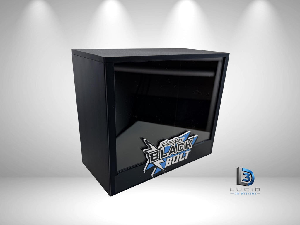Pokemon Black Bolt ETB Display Case - Side