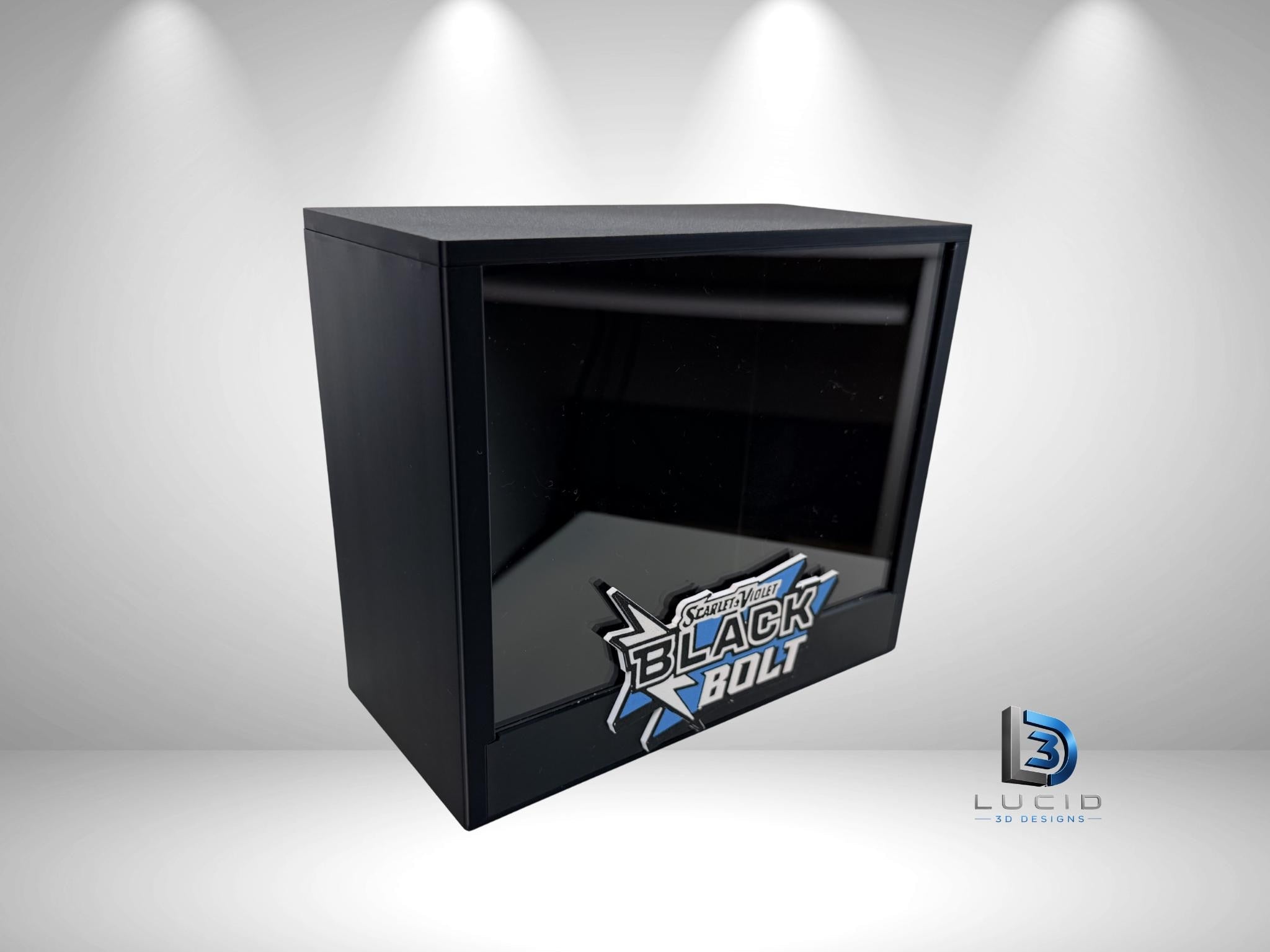 Pokemon Black Bolt ETB Display Case - Side