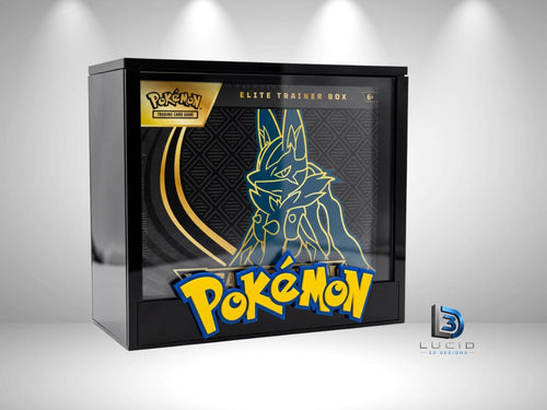 Custom Pokemon Elite Trainer Box Display Case | 3D Printed PLA | Magnetic Lid | Acrylic Front | ETB - image 1