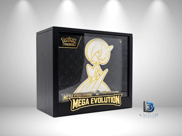 Mega Evolutions ETB Display Case | Pokemon Elite Trainer Box Protector | 3D Printed PLA | Magnetic Lid | Acrylic | Collector Gift