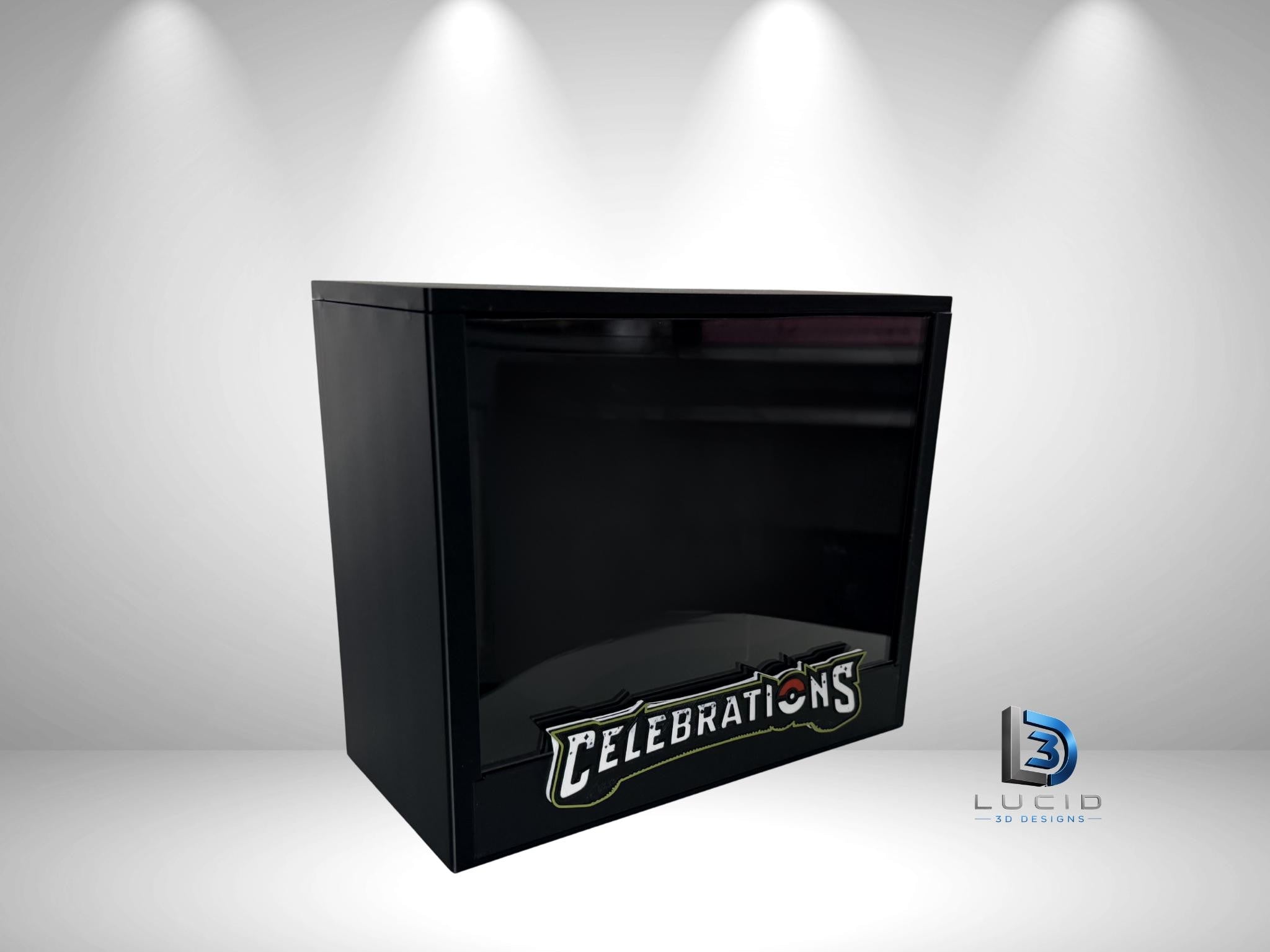 Pokemon Celebrations Elite Trainer Box Display Case | 3D Printed PLA | Magnetic Lid | Acrylic | ETB - image 2