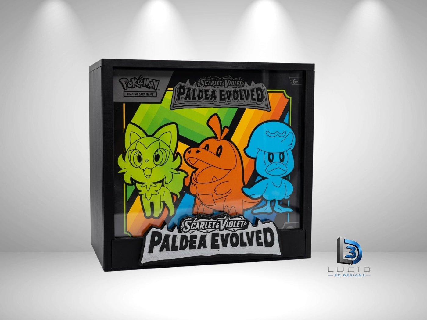 Pokemon Paldea Evolved ETB Display Case - Main