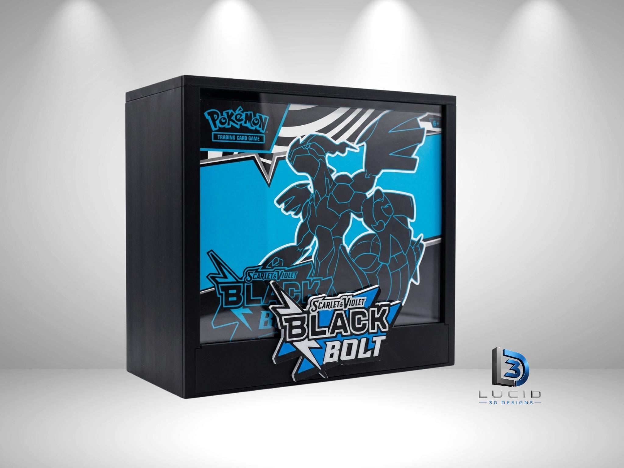 Pokemon Black Bolt ETB Display Case - Front View
