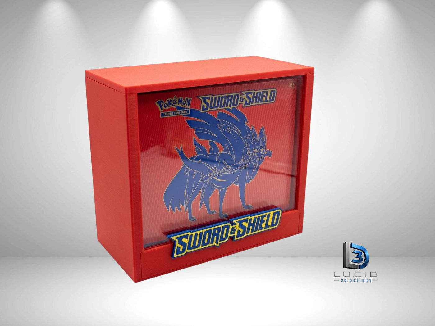Sword & Shield ETB Display Case - Red, Zacian