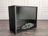 Stellar Crown ETB Display Case | Pokemon Elite Trainer Box Protector | 3D Printed PLA | Magnetic Lid | Acrylic | Collector Gift