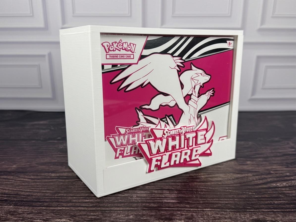 White Flare ETB display case front