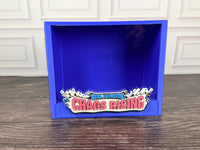 Chaos Rising Blue ETB display case side