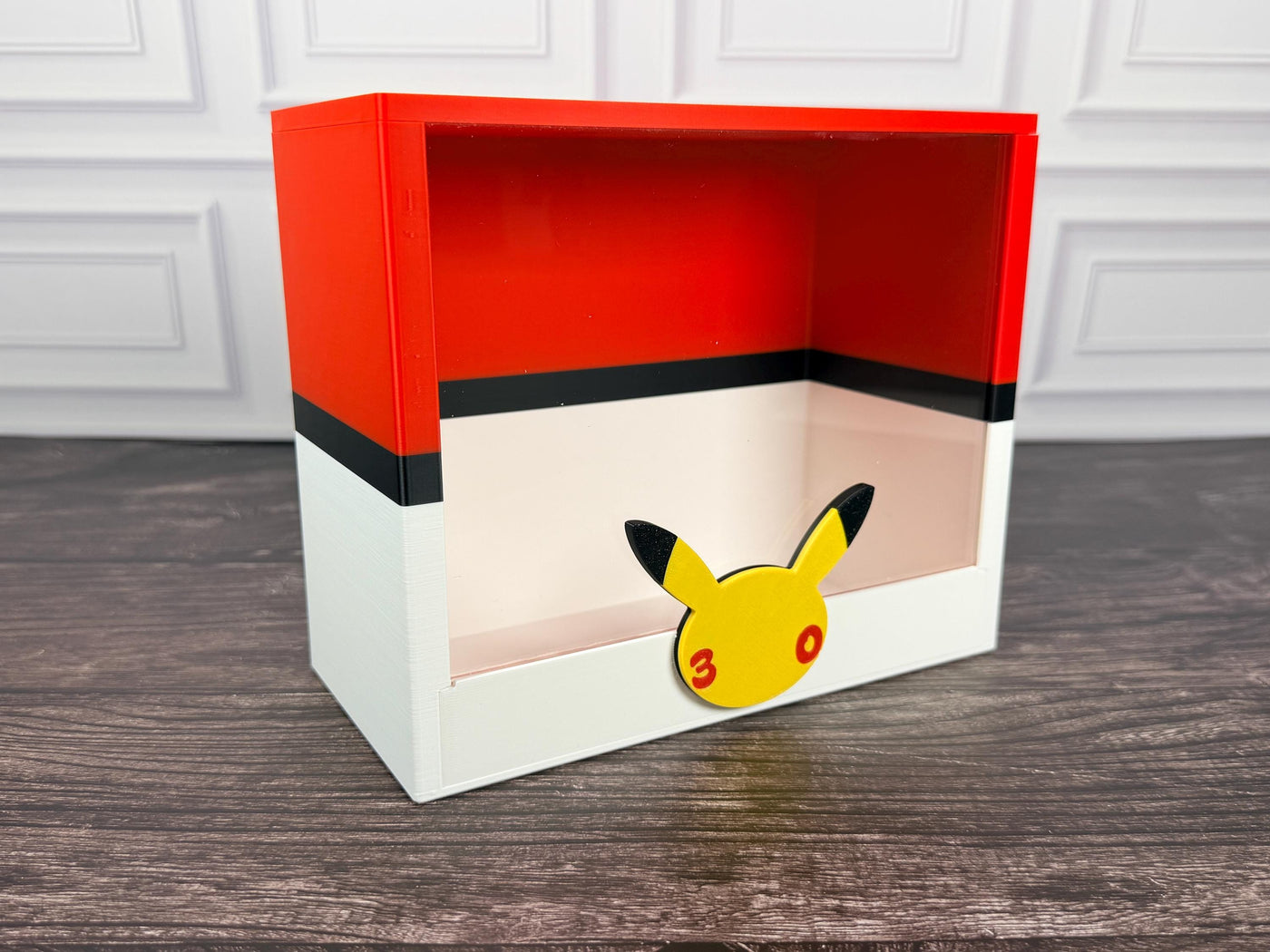 30th Pokemon ETB display case red white black