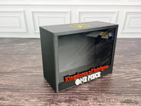One Piece OP-04 booster box display case - black frame acrylic front