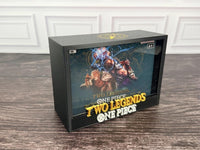 One Piece OP-08 Two Legends booster box display case - front angle