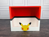 25th Anniversary ETB Display Case | Pokemon Elite Trainer Box Protector | 3D Printed PLA | Magnetic Lid | Acrylic | Collector Gift