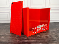 Battle Styles ETB display case red with raised logo plate