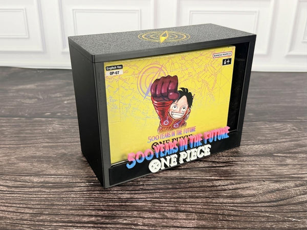 One Piece OP-07 500 Years in the Future Booster Box Display Case | 3D Printed PLA | Magnetic Lid | Acrylic | TCG Collector Gift