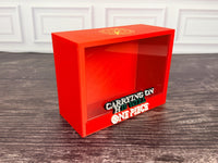 One Piece OP-13 Carrying On His Will red booster box display case