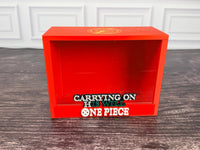 One Piece OP-13 Carrying On His Will display case detail