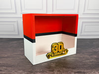 30th Celebration ETB display case red white black