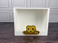 30th Celebration ETB Display Case | Pokemon Elite Trainer Box Protector | 3D Printed PLA | Magnetic Lid | Acrylic | Collector Gift