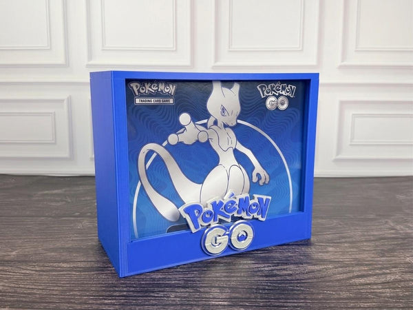 Pokemon GO ETB Display Case | Pokemon Elite Trainer Box Protector | 3D Printed PLA | Magnetic Lid | Acrylic | Collector Gift