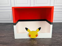 20th Anniversary ETB Display Case | Pokemon Elite Trainer Box Protector | 3D Printed PLA | Magnetic Lid | Acrylic | Collector Gift