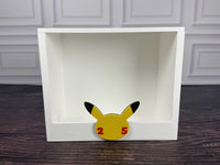 25th Anniversary ETB Display Case | Pokemon Elite Trainer Box Protector | 3D Printed PLA | Magnetic Lid | Acrylic | Collector Gift