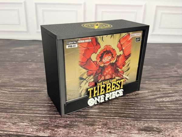 One Piece PRB-01 The Best Premium Booster Display Case | 3D Printed PLA | Magnetic Lid | Acrylic | TCG Collector Gift