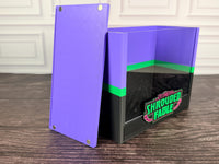 Shrouded Fable purple green black ETB display case magnetic acrylic panel removed