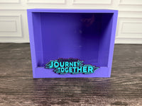 Journey Together ETB display case front view with clear acrylic window
