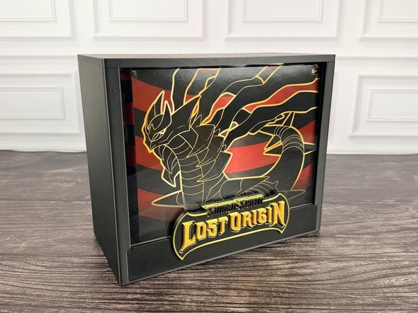 Lost Origin ETB Display Case | Pokemon Elite Trainer Box Protector | 3D Printed PLA | Magnetic Lid | Acrylic | Collector Gift