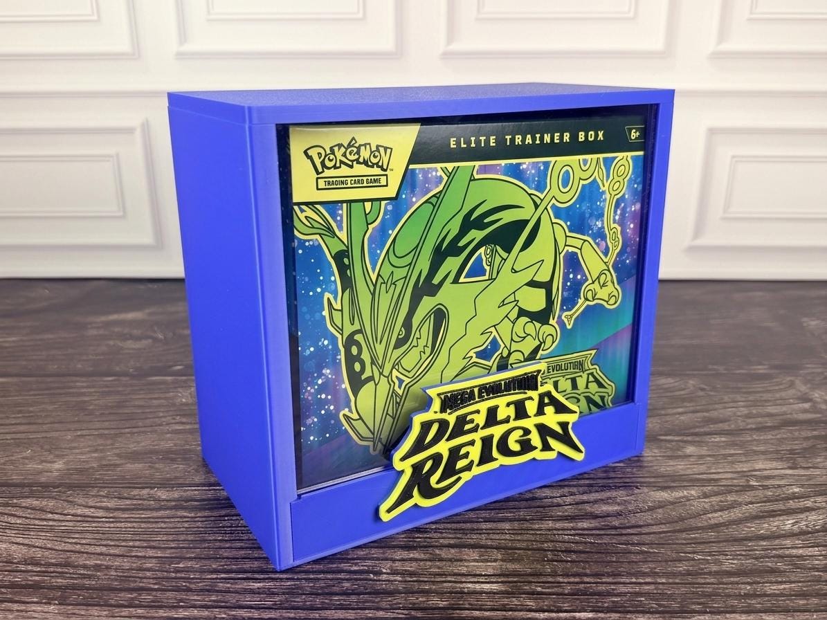 Delta Reign ETB Display Case - Blue