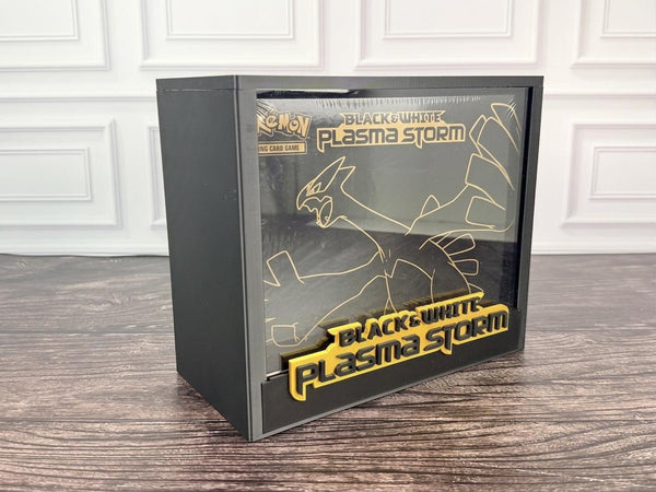 Plasma Storm ETB Display Case | Pokemon Elite Trainer Box Protector | 3D Printed PLA | Magnetic Lid | Acrylic | Collector Gift