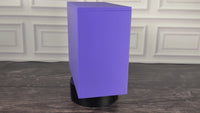 Journey Together ETB display case turntable video showing the purple frame, raised turquoise logo and magnetic front